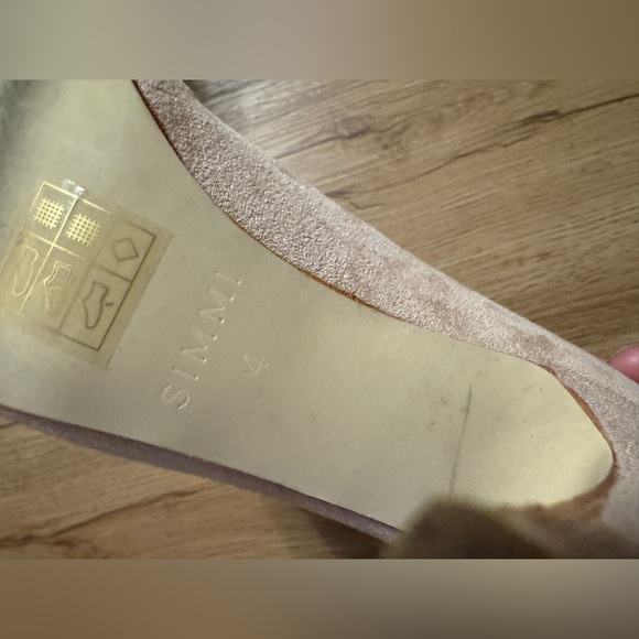 Simmi London Crème Suede sock boot 4” stiletto heel - Picture 13 of 15